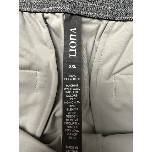 Vuori Men's Meta Elastic Waist Pant Color Vapor Size XXL New w/tag $128 - Picture 2 of 4